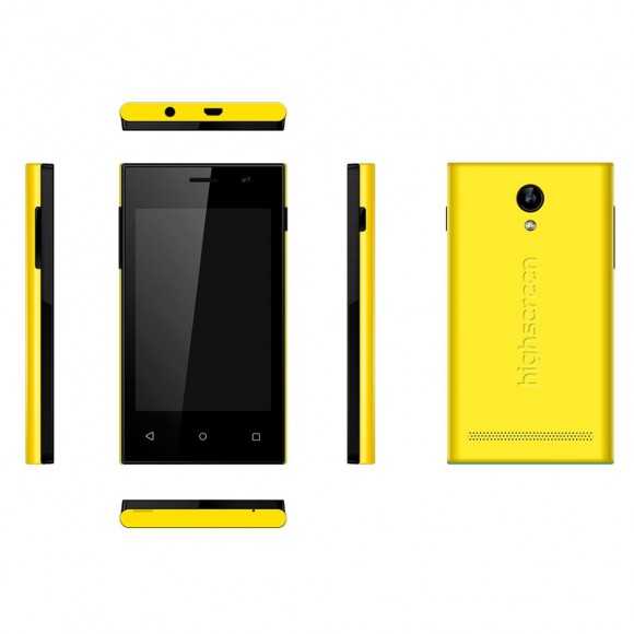 Highscreen Pure J Yellow