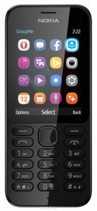 Nokia 222 SS, Black Nokia 222 SS, Black